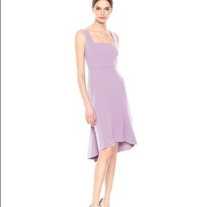 Donna Morgan Sleeveless Square Neck Crepe Dress